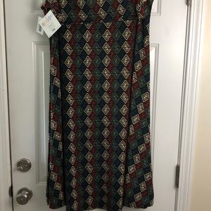 LuLaRoe 3XL Maxi Skirt NWT